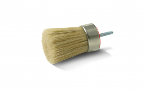 Round brush head