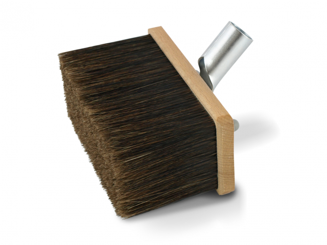 Wall coating brush