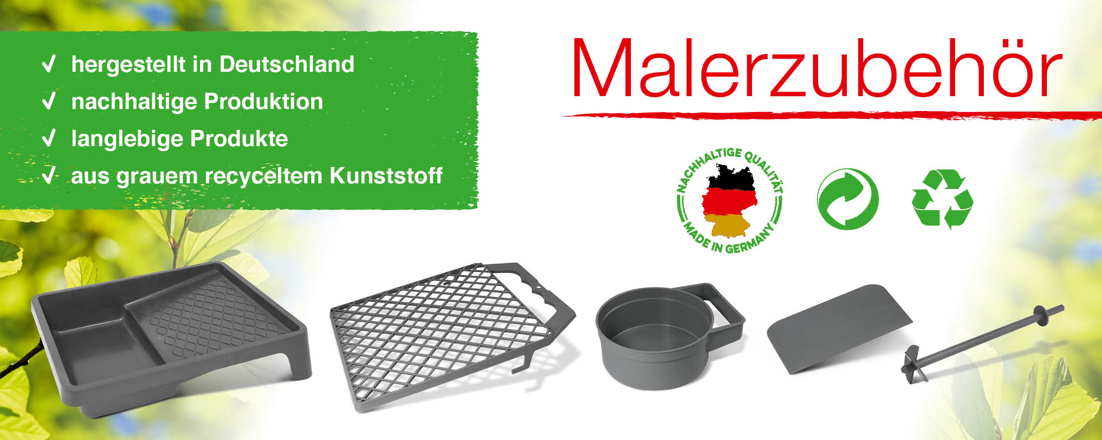  Unser Malerzubehör