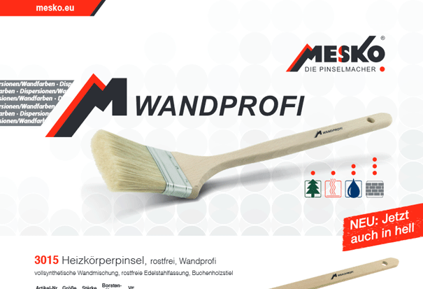 Wandprofi - Almost Veggie - also available with brigth bristles 